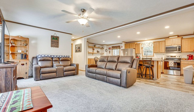 < 1 Mi to Beach: Peaceful Brant Lake Home!