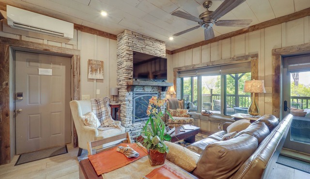 1 Mi to Beech Mtn: Cabin w/Fire Pit & BBQ!