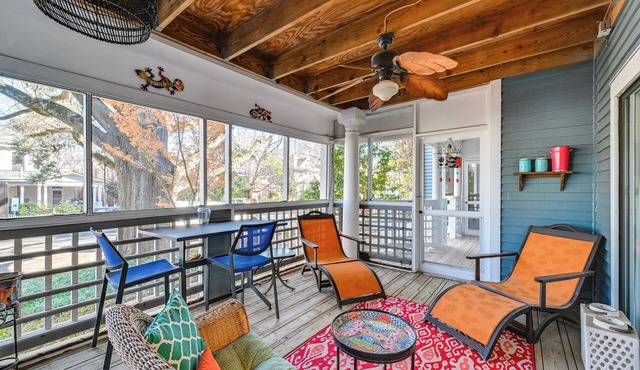 1 Mi to BOA Stadium! Walkable Condo w/Porch