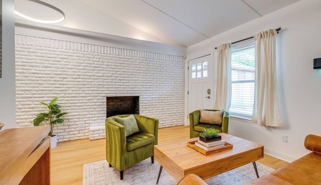 1 Mi to Campus! Creekside Austin Home w/Game Room