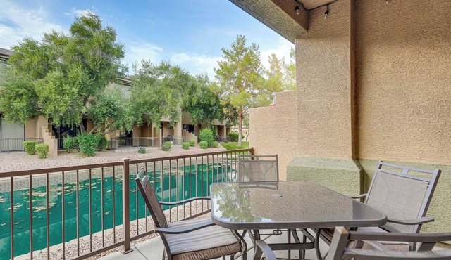 1 Mi to Golf: Lake-View Condo w/Pool in Chandler!