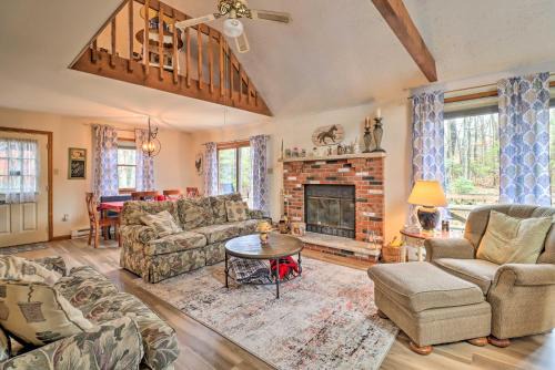 ~ 1 Mi to Lake: Secluded Poconos Home w/Decks