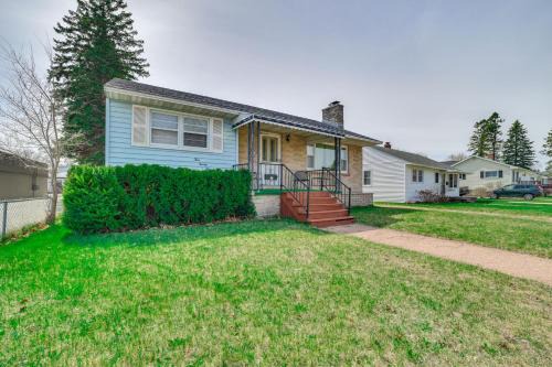 1 MI to Marina: Alpena Lake View Home!