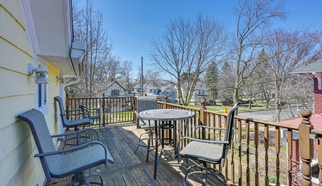 < 1 Mi to Old Town Lansing: Home w/Furnished Deck