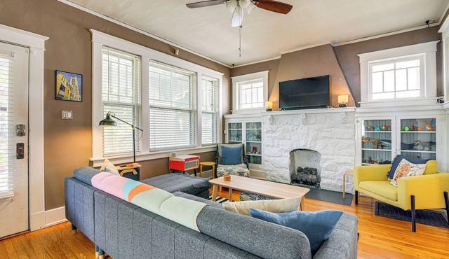 1 Mi to Overton Park! Midtown Memphis Bungalow