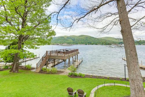 1 Mi to Village Waterfront Oasis in Lake George!