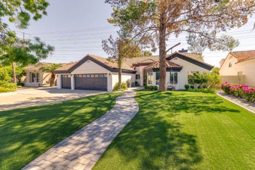 1 Mi to Water Ranch! Family Retreat with Resort Pool