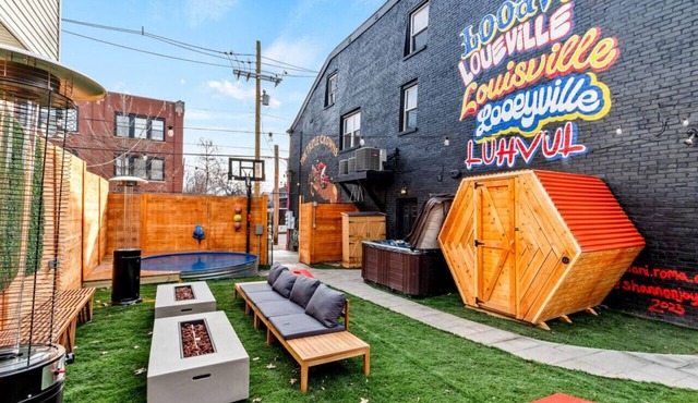 1 of 3 Units- Sleeps 6, HOT TUB, Cowboy POOL, King Beds, Firepits