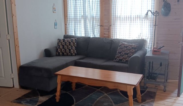 1 private bedroom, sofa sleeper and 2 lofts - Cabin In The Country Woods