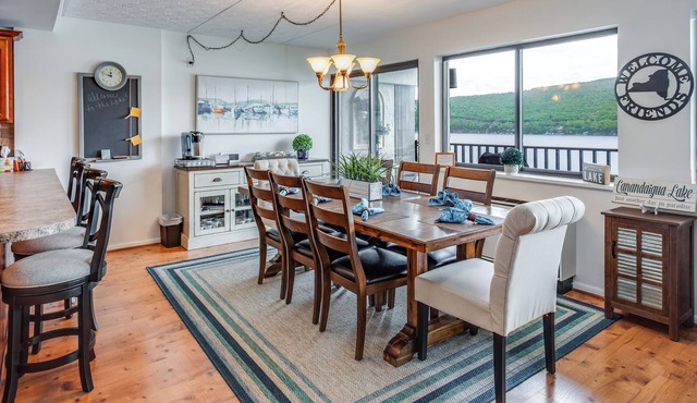 #1 Rated Amazing Canandaigua Lake/4 bed/3 bath/1750sqft.Rare End Unit!