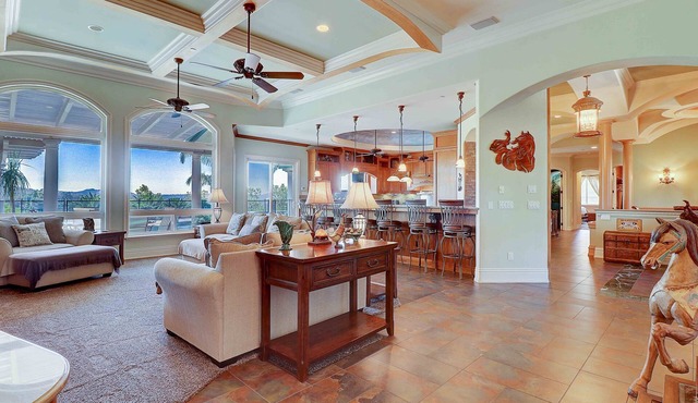 1 STORY ARTISTIC MASTERPIECE W/AMAZING VIEWS! GORGEOUS POOL W/SAFETY FENCE OPT.