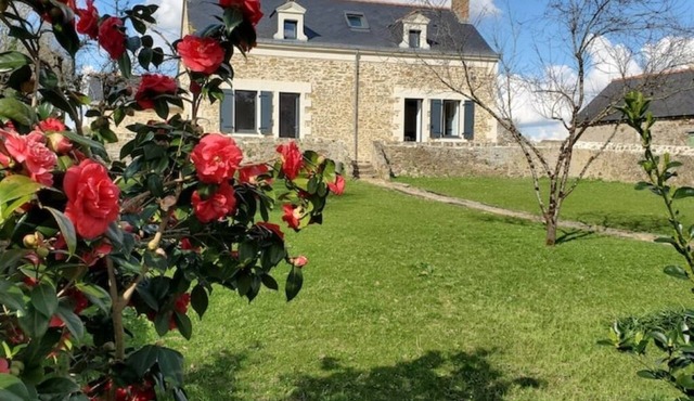 10-minute walk from La Loire, spacious country gîte. Ideal for families.