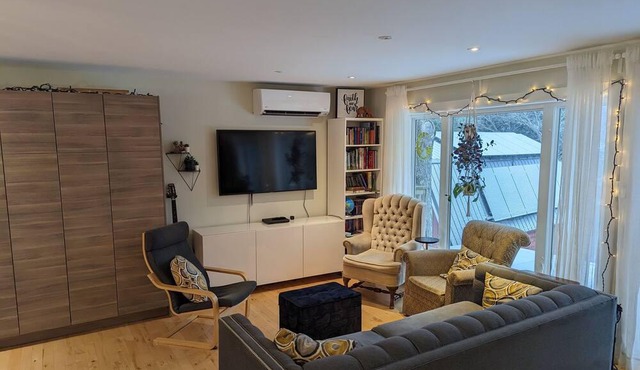 10 month term renter is preferable. Bright, quiet, and private home and yard