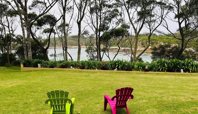 100 m from a secluded beach