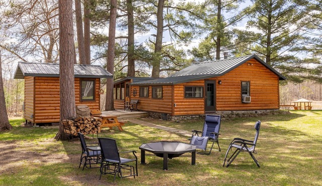 100+ Remodeled Log Cabin-lake access-private dock