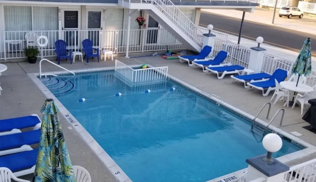 100 Steps to the beach with a heated pool!