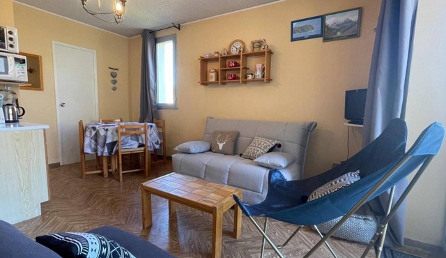 100m from ski slopes, 4th floor, tv, ski locker, 25m², Sauze - Super Sauze