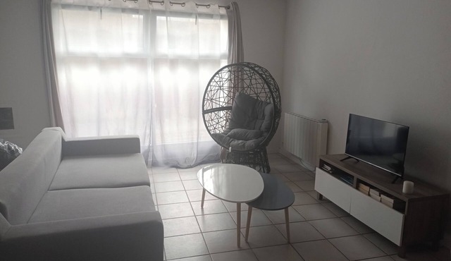 100m2 6-person apartment near the sea in the Breton marshes