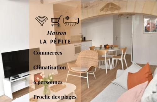 103 - La Pépite - 2 Chambres, Climatisation, Wifi, 6 pers