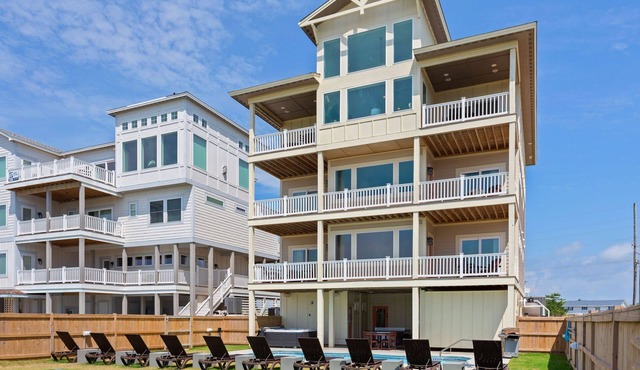 10BR Oceanfront Escape | Pool Hot Tub Views