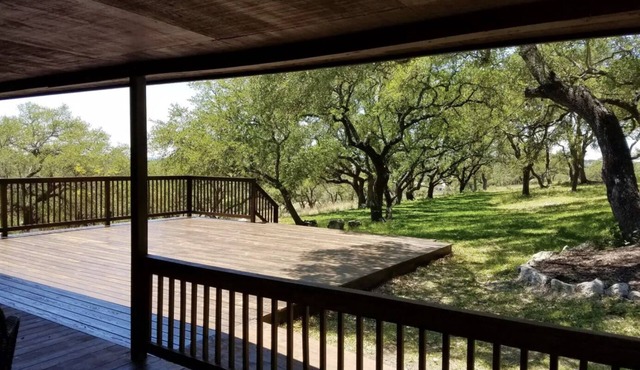 11 acre Hill Country Retreat with a 2000 sq ft deck.