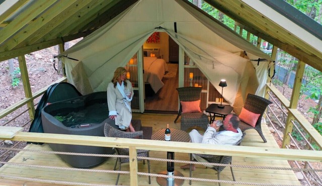 #11 Love Shack Luxury Glamping Tent Lovers Theme