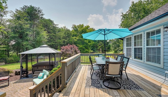 11 Mi to Greensboro: Family Home w/Hot Tub