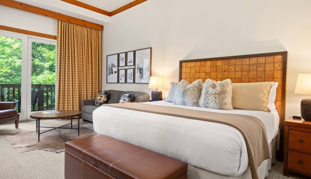 1117 | Studio | The Mansfield | 1st floor | Private Wooded Mountain Views