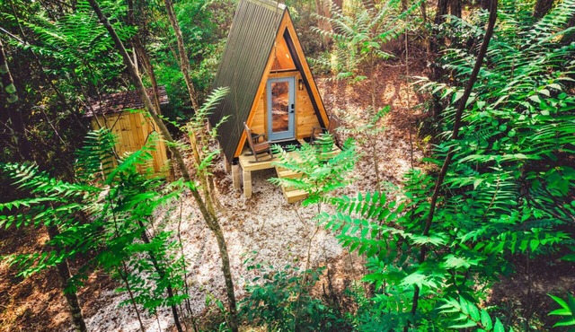 12 Acre Escape | Tiny A-Frame | Romantic Glamping
