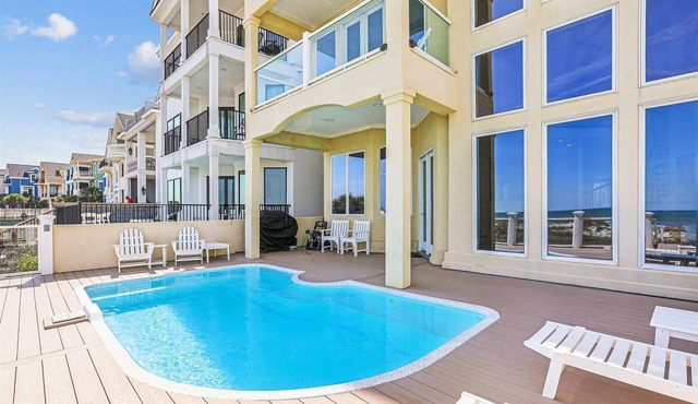 12 Collier Beach, Oceanfront, Pool, Great for Large Groups, Free Golf, Pickleball