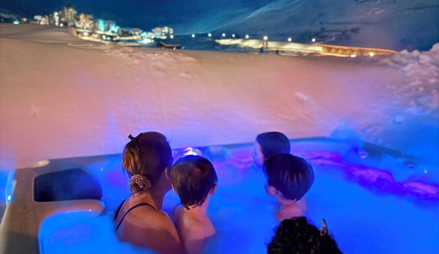 12-person chalet with lake view