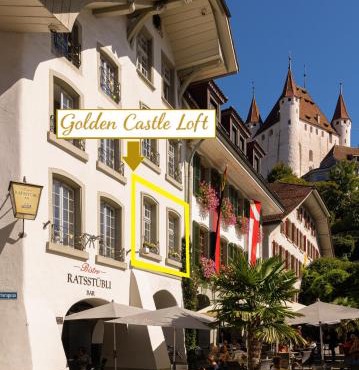 120m2 l Golden Castle Loft l Old Town l Thun