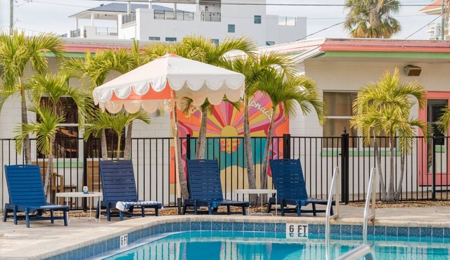 132 · ☀Pool✔ Kitchen✔ Beach✔ Self Checkin✔ Free Parking✔