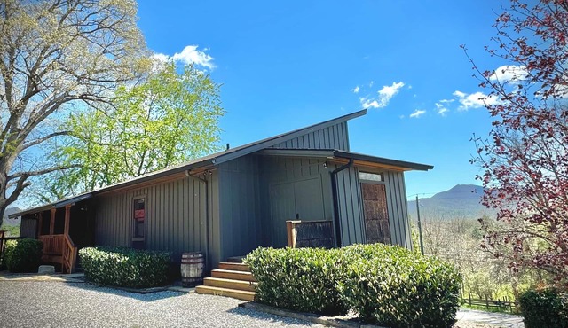 15 min to Asheville, Mountain Views, Fire Pit, Modern 4BR/3.5BTH, Pets welcome