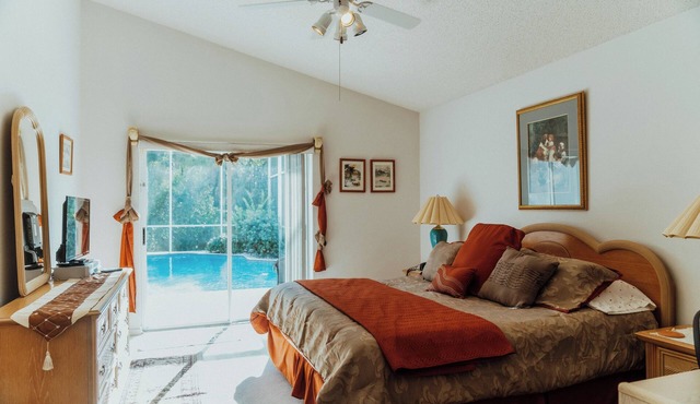 15 Minutes to Disney! Private Pool Home with Open Living Space