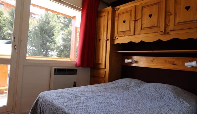 150m from ski slopes, 1st floor, balcony, ski locker, 38m², Méribel-Mottaret