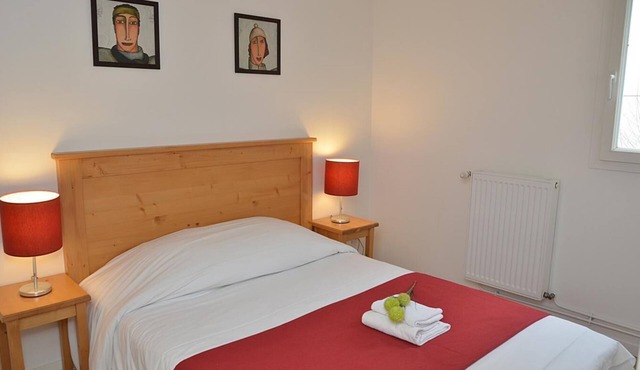 150m from ski lifts, 4th floor, view ski slopes, balcony, tv, ski locker, 60m², Flaine