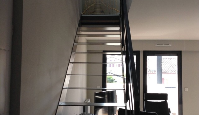 150m2 duplex south, standing in Guéthary, 7 couch 200m center and 300m beaches