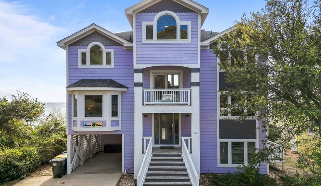1528 - Sound and Color, Stunning sound views at OBX home with private heated pool and pet-friendly