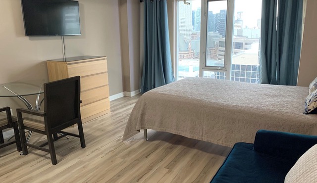 16 Studio bachelor apartment condo in the heart of Downtown Toronto near subway