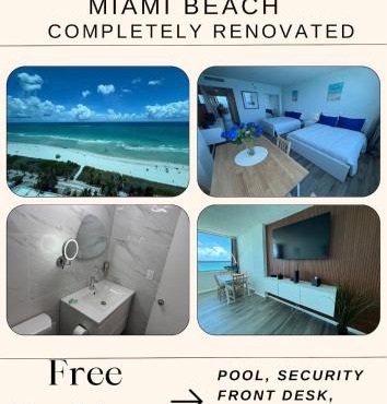 1701 - Studio Ocean Front Free Parking Pool