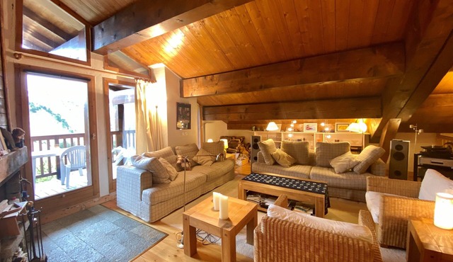 170m2 duplex apartment in Les Arcs 2000, ski in/ski out, Mont Blanc view