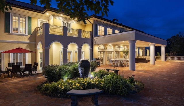 17500sqft Private Branson Estate | Indoor Pool & Hot Tub | Tennis Court | Theater | Sleeps 32