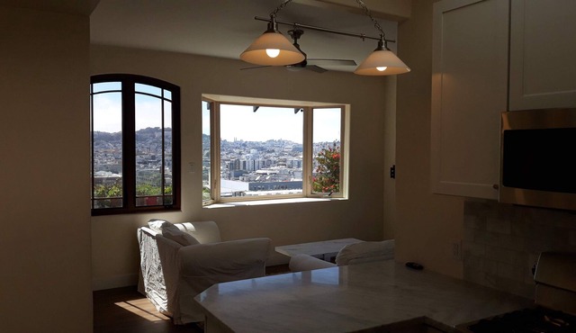 180 degree view cottage with private yard & parking in potrero hill