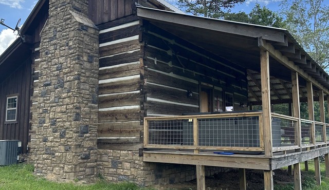 1800s Pre-Civil War Log Cabin restored on 300 acre adjoining Little River Canyon