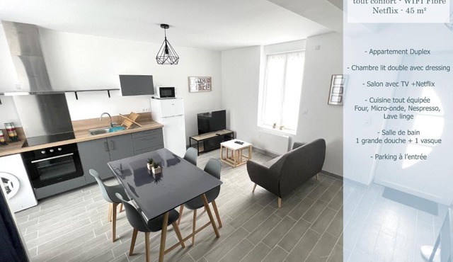 180A - Duplex T2 Tout Confort du Gond - 45 m2