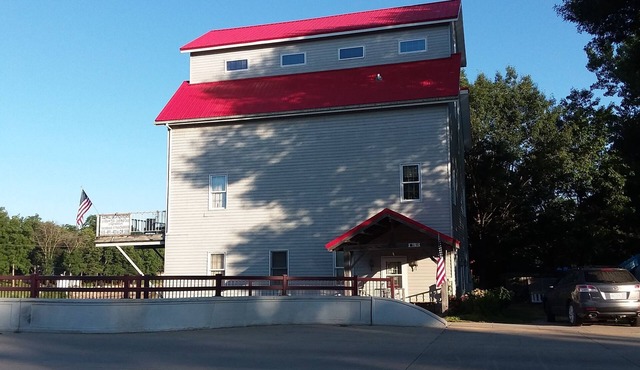 1867 Timber-framed Flour Mill's 1st Floor Apartment Overlooks Shell Rock River