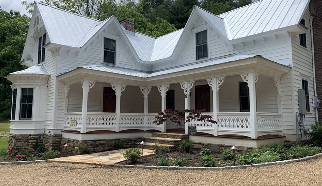 1878 Victorian Farmhouse Near Asheville on 80 Acres