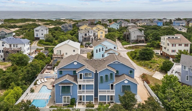 1892 - Carolina Bliss, 12 Bedroom Corolla Ocean Sands Pet Friendly Property with Private Pool