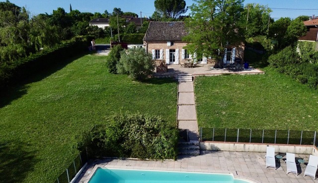18th century house overlooking the Pyrenees